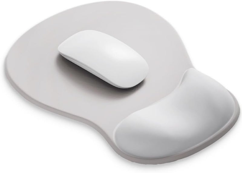 DemonChest ErgoComfort Gel Wrist Rest Mouse Pad-Ergonomic Office Mousepad with Wrist Support-Non-Slip, Design Desk Accessories Mat for Home&Game Decor (03Silver Surge) - Image 1
